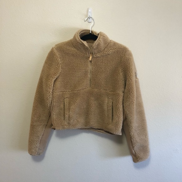 ALO Yoga Shanti Half Zip Sherpa Teddy Coat Jacket - Picture 6 of 13